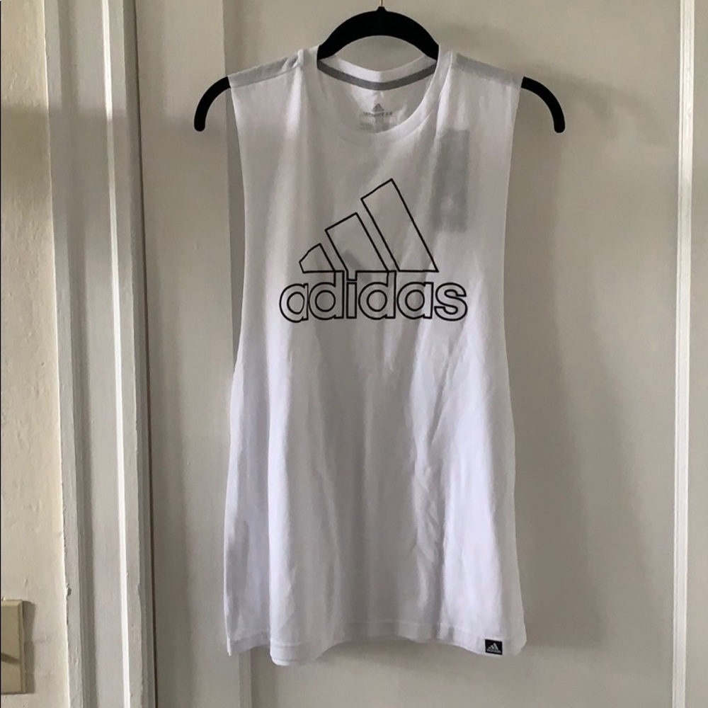 Adidas Ultimate 2.0 flocked muscle tank